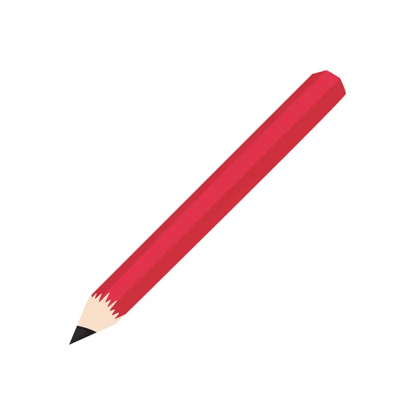 Approvisionnement crayon rouge — Image vectorielle