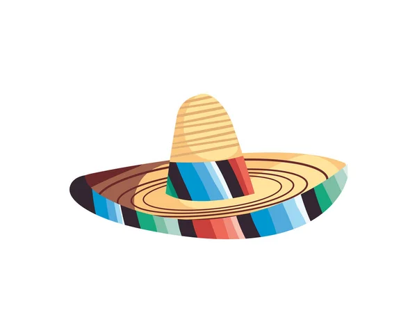 Sombrero de cultura mexicana — Archivo Imágenes Vectoriales