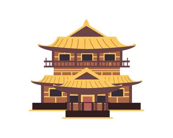 Chinese traditionele tempel — Stockvector