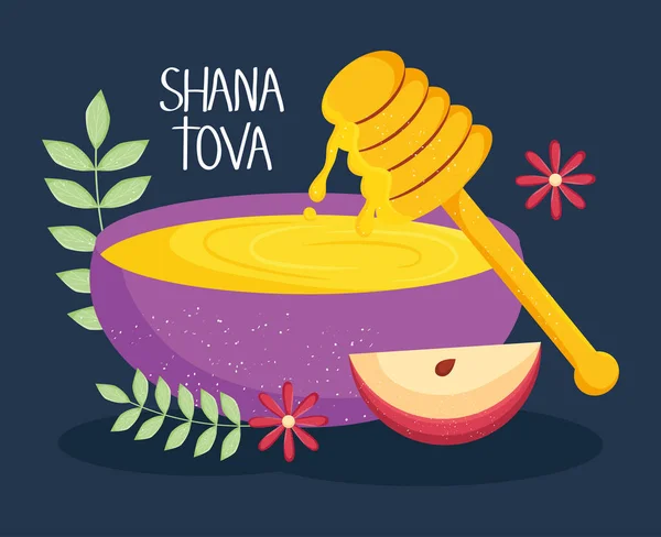 Illustration de Shana tova — Image vectorielle