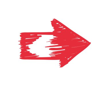 İzole edilmiş ok simgesi