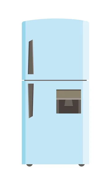 파란색 냉장고 아이콘 — 스톡 벡터