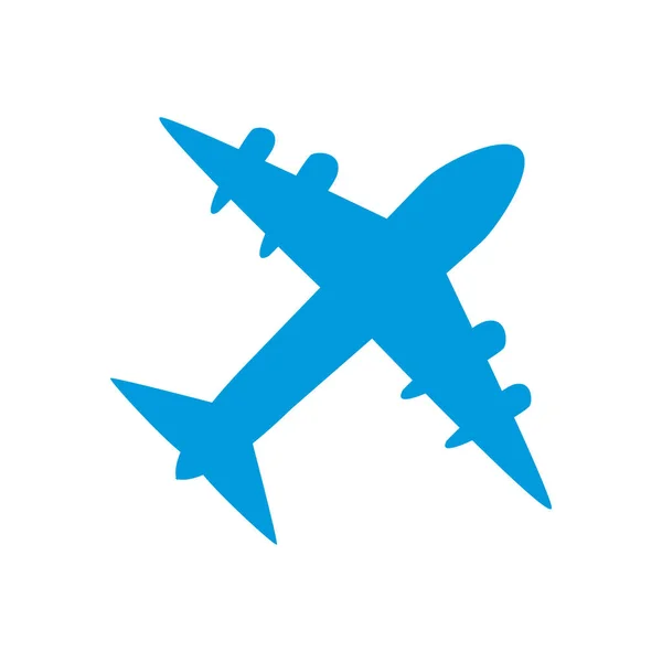 Isolated airplane icon — Stock Vector