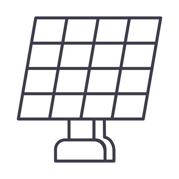 太阳能电池板图标 — 图库矢量图片