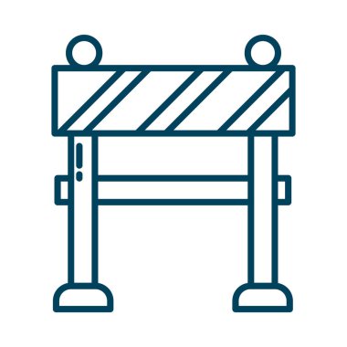 uyarı bariyeri simgesi