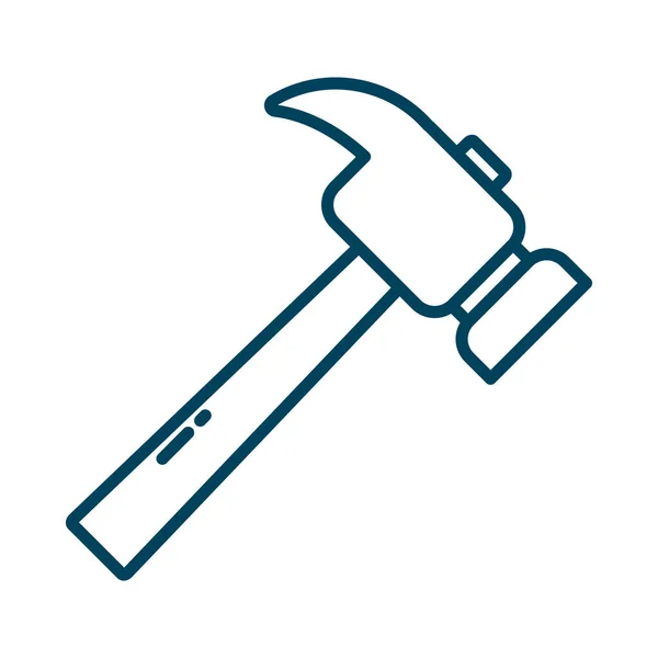 Hammer tool icon — Stock Vector