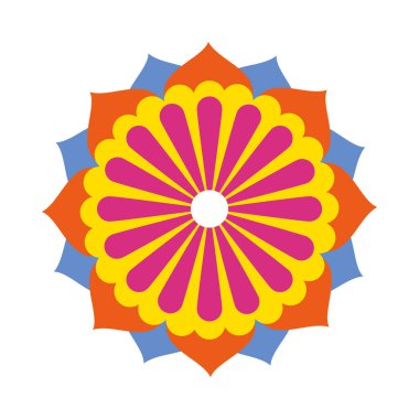 Hindistan Rangoli simgesi