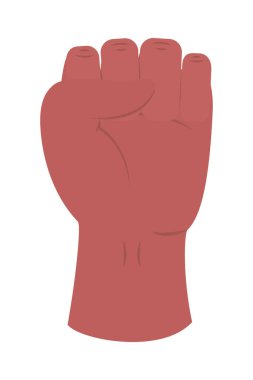 yükseltilmiş el simgesi