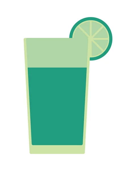 Limonade-Glas-Ikone — Stockvektor