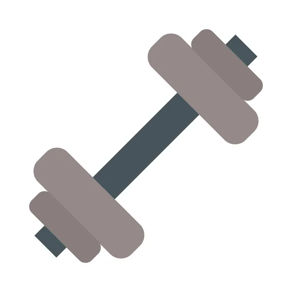 Gym dumbbell icon — Stock Vector