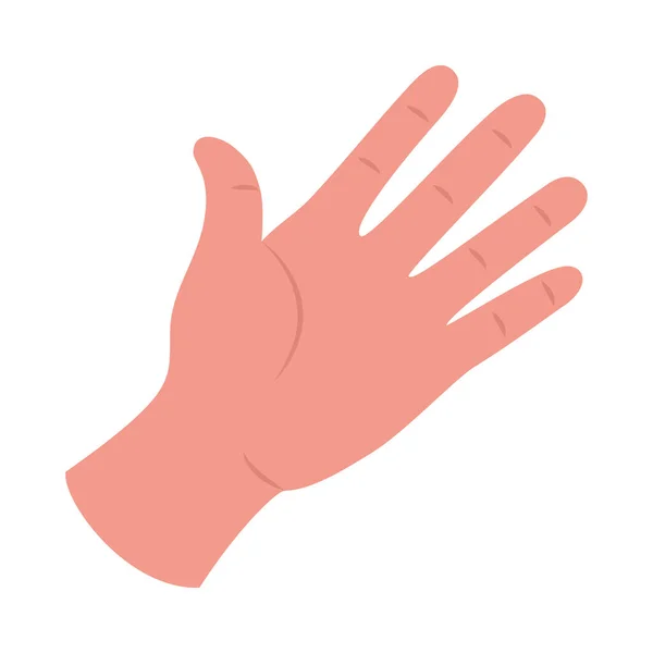 Emberi kéz ikon — Stock Vector
