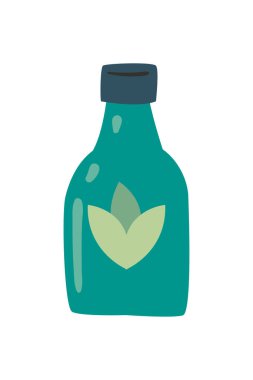 Doğal ilaç şişesi.