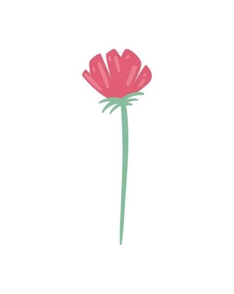 Rosa flor naturaleza — Vector de stock