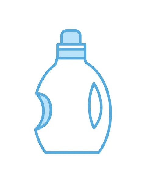 Deterjen plastik botol terisolasi - Stok Vektor