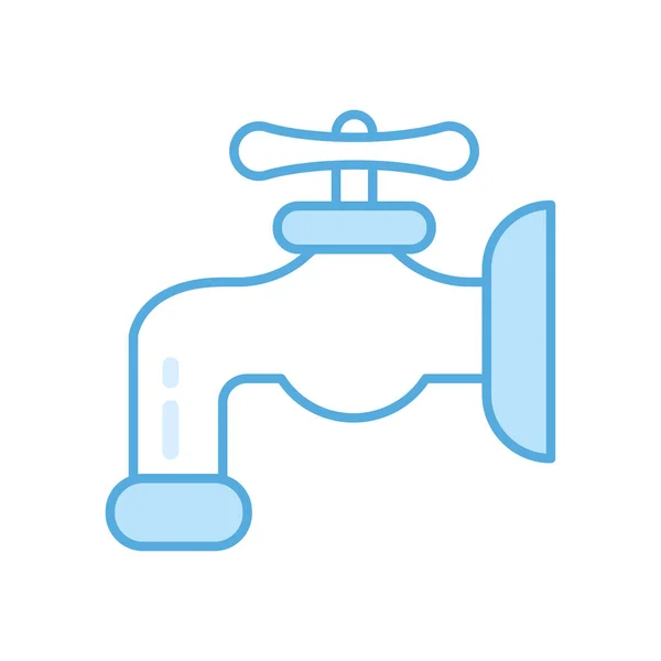 Icona rubinetto rubinetto — Vettoriale Stock