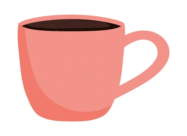 Turuncu kahve kupası — Stok Vektör