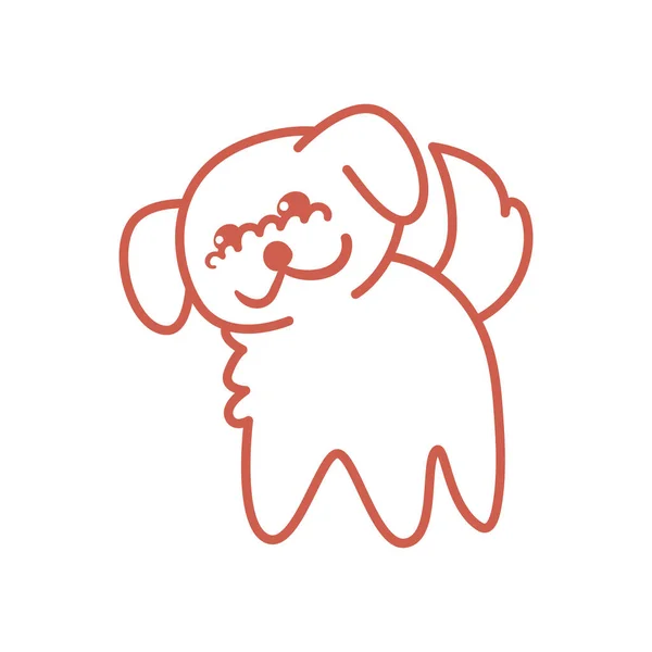 ペットの犬のアイコン — ストックベクタ