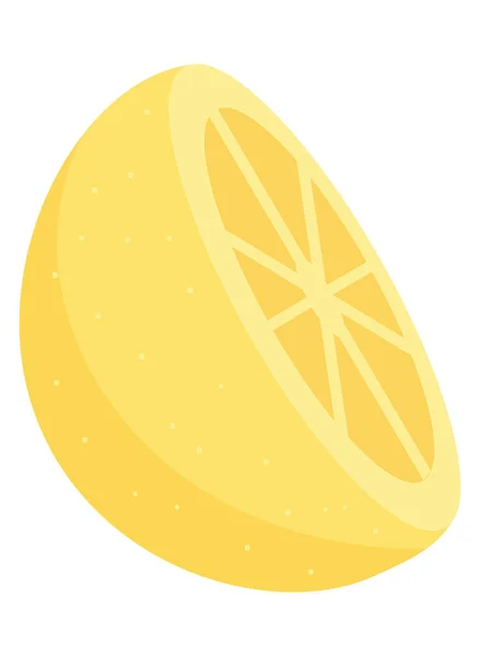 レモンアイコン画像 — ストックベクタ