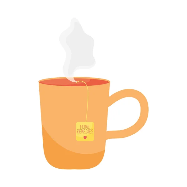 Hot tea icon — Stock Vector