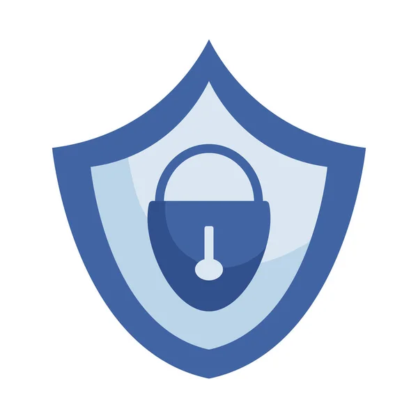 Значок щита безопасности — стоковый вектор