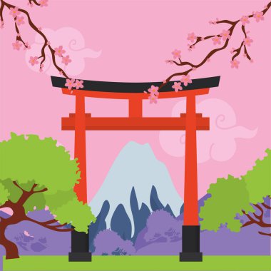 Torii kapısı Japonca