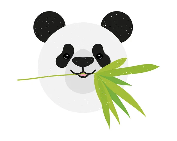 Mignon ours panda — Image vectorielle