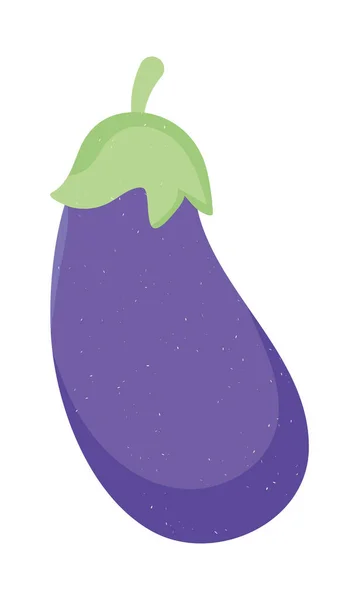 Icono de berenjena vegetal — Vector de stock