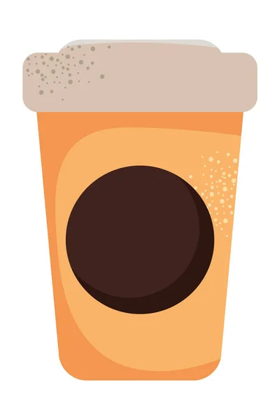 Tragbare Kaffeetasse — Stockvektor