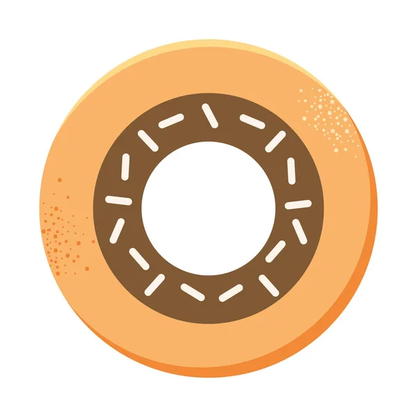 Süße Donut-Ikone — Stockvektor