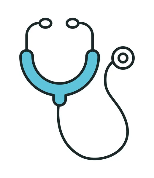 Medical stethoscope icon — Stock Vector