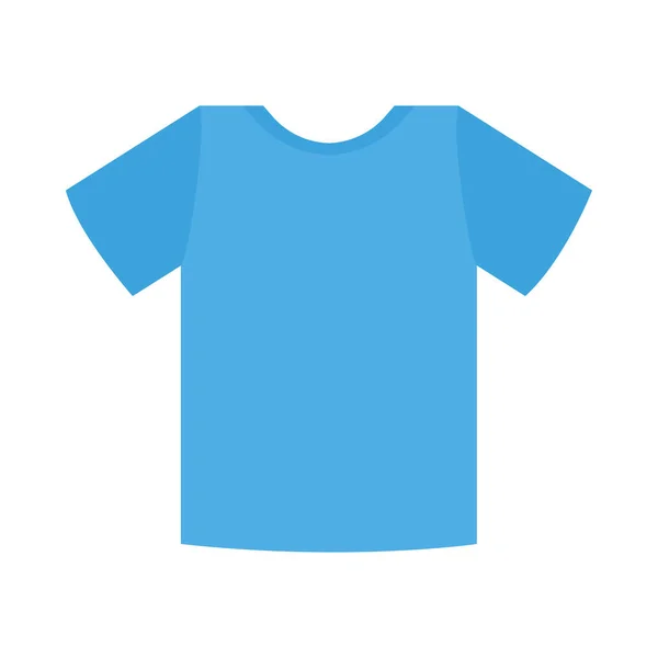 Icono de camiseta azul — Vector de stock