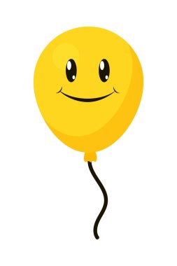 Mutlu emoji balonu