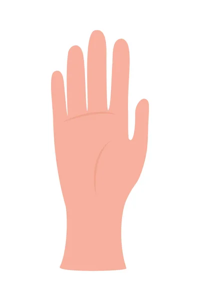 Diseño de la mano humana — Vector de stock