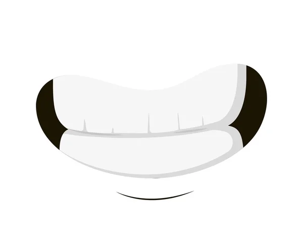 Dents sourire dessin animé — Image vectorielle