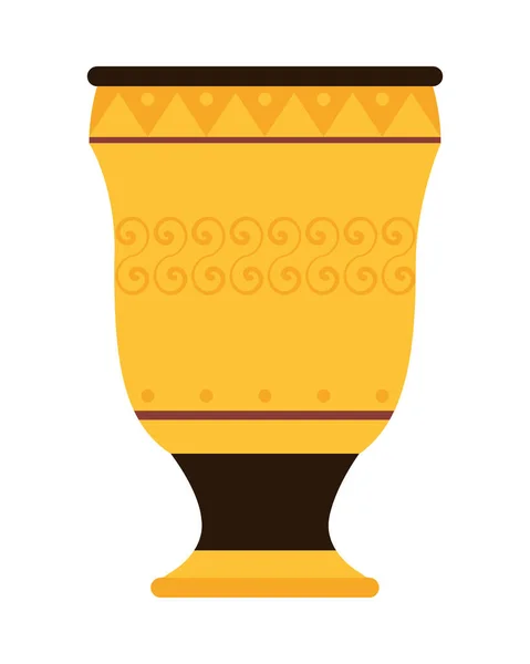 Icona del vaso greco — Vettoriale Stock