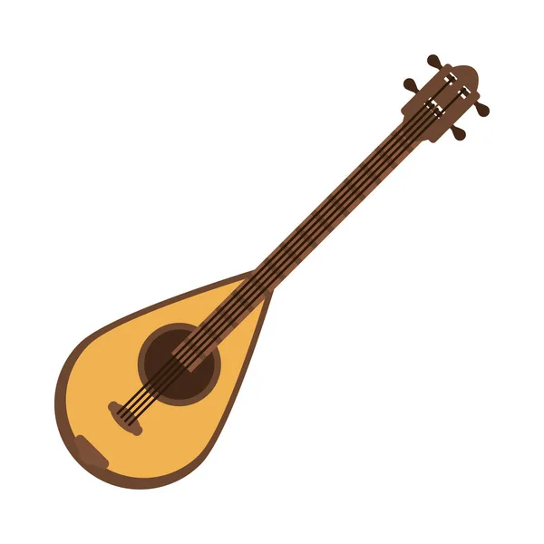 Buzouki grekisk gitarr — Stock vektor