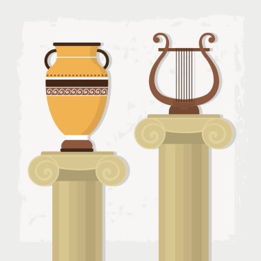 Yunan sütunları çizim