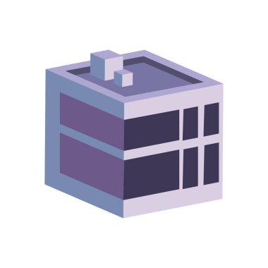 izometrik küp binası