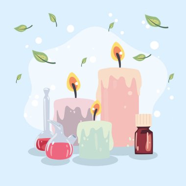 tüp testli spa mumları