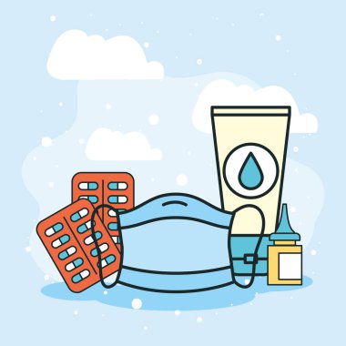 Tüplü krem ve yüz maskesi