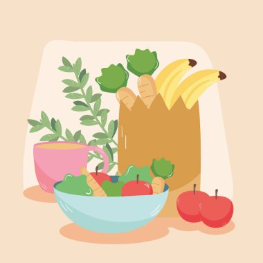 ev yemeği simgeleri