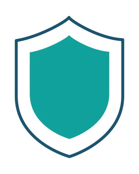 Biztonsági pajzs ikon — Stock Vector
