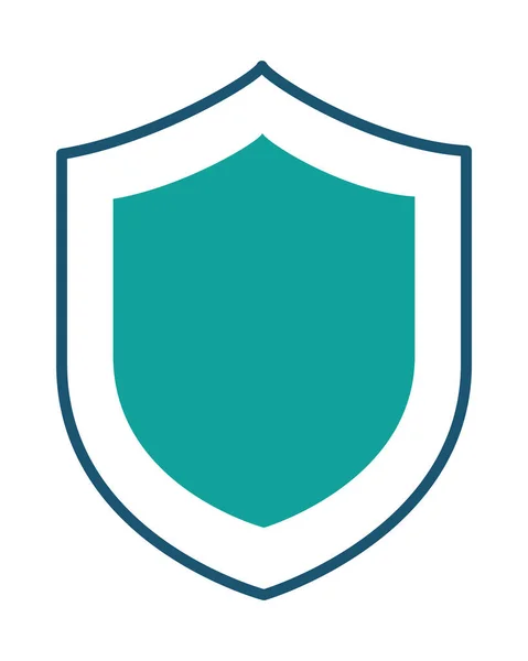 Icono de escudo de seguridad — Vector de stock