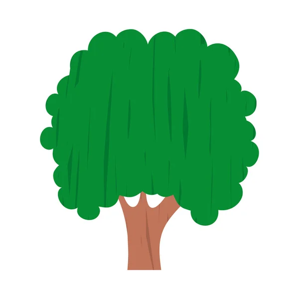 ไอคอนต้นไม้สีเขียว — ภาพเวกเตอร์สต็อก