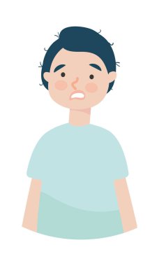 Çizgi film hayal kırıklığına uğramış adam