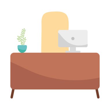 Bilgisayarlı ofis masası