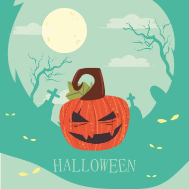 Cadılar Bayramı Balkabağı mezarlığı