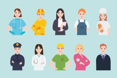 profesyonel insanlar Icon set