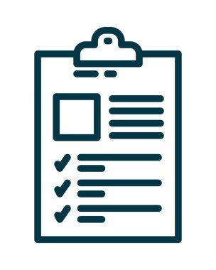 kontrol listesi panosu simgesi