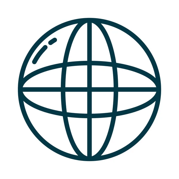 全球球体图标 — 图库矢量图片